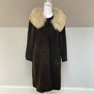 Vintage Strawbridge & Clothier Suede Coat